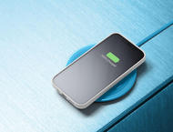 Зарядни устройства Cellular line Qi Neon 10W, синьо