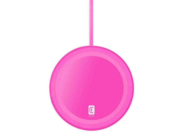 Зарядни устройства Cellular line Qi Neon 10W, розово