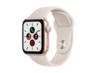 Смарт часовници Apple Watch SE (v2) GPS, 40mm Gold Aluminium Case with Starlight Sport Band - Regular