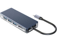 Докинг станции ORICO USB Type-C докинг станция WB-8P-GY-BP