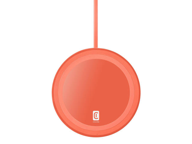 Зарядни устройства Cellular line Qi Neon 10W, оранжево