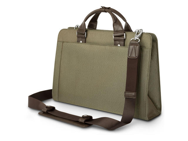 Чанти за Лаптопи Moshi Urbana Laptop briefcase Navi - Herringbone Green