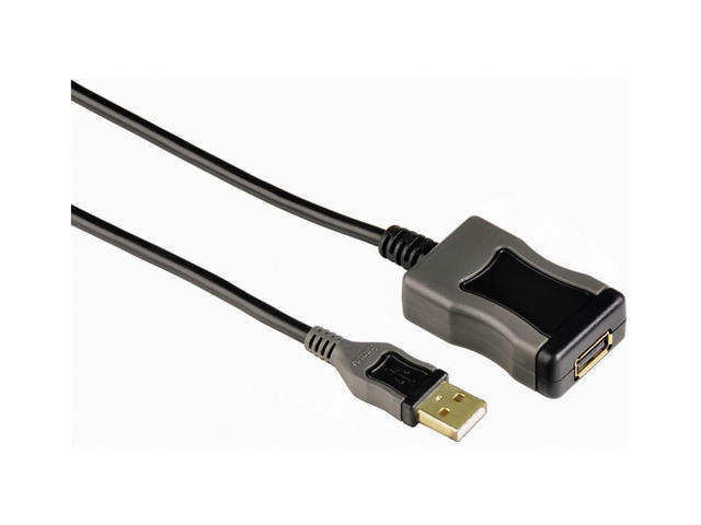 Кабели и Адаптери Удължителен кабел с филтър HAMA 45018 USB-A женско - USB-B мъжко