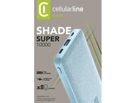 Външни батерии Cellular line Shade 10000mAh, светлосиня