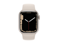 Смарт часовници Apple Watch S7 GPS, 41mm Starlight Aluminium Case with Starlight Sport Band - Regular