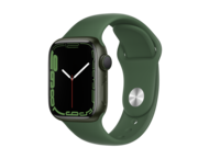 Смарт часовници Apple Watch S7 GPS, 41mm Green Aluminium Case with Clover Sport Band - Regular