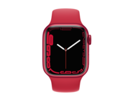 Смарт часовници Apple Watch S7 GPS, 41mm RED Aluminium Case with RED Sport Band - Regular