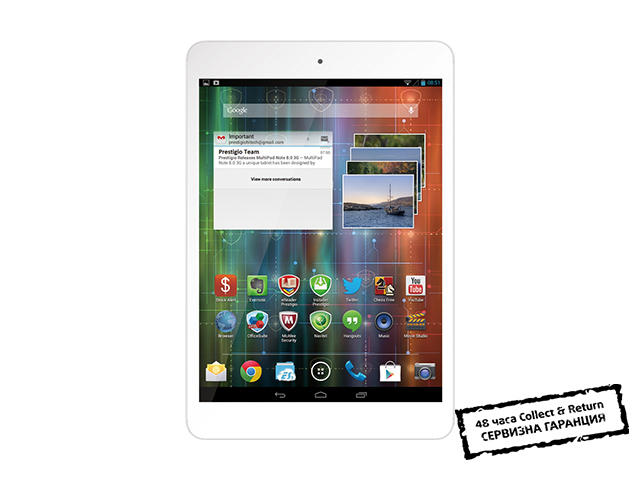 Таблети Prestigio MultiPad 4 QUANTUM 7.85 5785C 3G 8GB, бял цвят