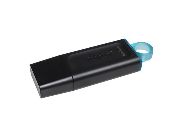 USB памети Kingston 64GB USB3.2 Gen1 DataTraveler Exodia (Black + Teal)