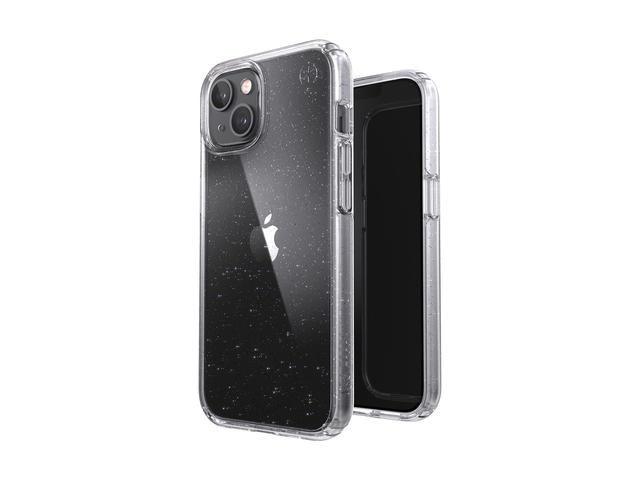 Калъфи Speck iPhone 13 Presidio Perfect Clear Glitter Clear/Platinum Glitter