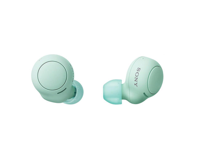 Слушалки Sony WF-C500, green