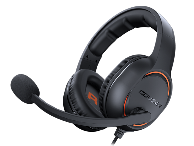 Слушалки COUGAR HX330, в оранжево