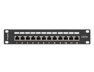 Джаджи Lanberg patch panel 12port 1U 10" CAT.5E shielded