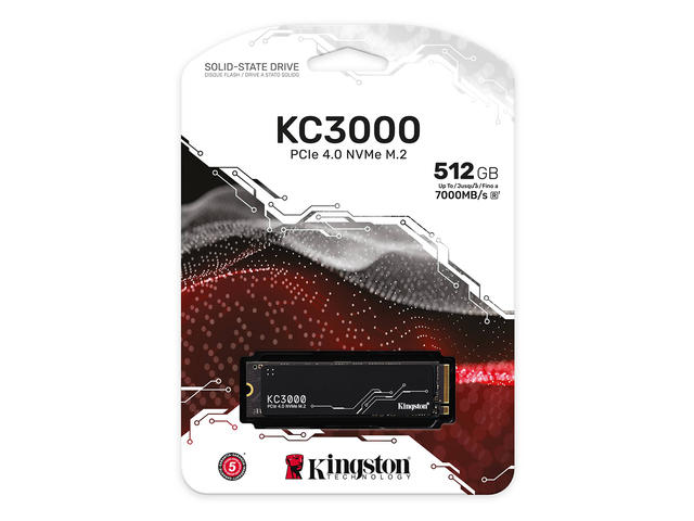 SSD 512GB Kingston KC3000 M.2 PCIe 4.0 NVMe