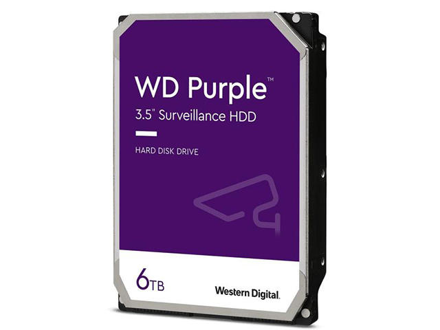 Твърди дискове 6TB 5400rpm Western Digital Purple Surveillance