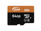 Карти памет Team Group 64GB Micro SDHC/SDXC UHS-I Orange Card + SD Adapter