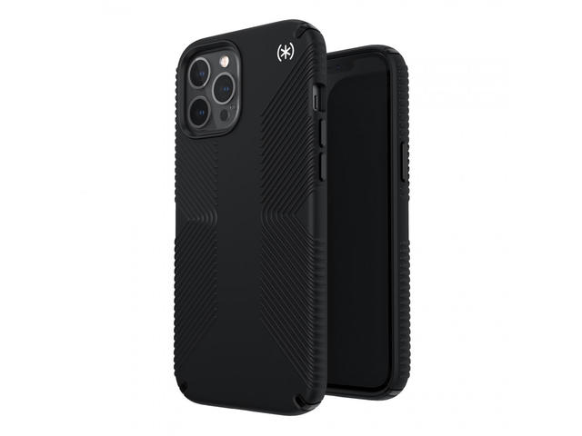 Калъфи Speck iPhone 12 Pro Max PRESIDIO2 GRIP - BLACK/BLACK/WHITE