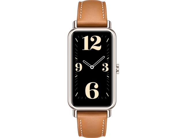 Смарт часовници Huawei Watch Fit Mini Fara-B69 Mocha Brown Leather Strap