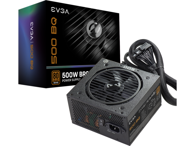 Захранвания за компютри EVGA 500 BQ Bronze 500W
