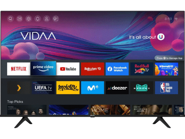 Телевизори Hisense 43A6BG