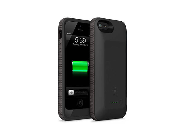 Калъфи Belkin Grip Power калъф с 2000 mAh батерия за iPhone 5/5S
