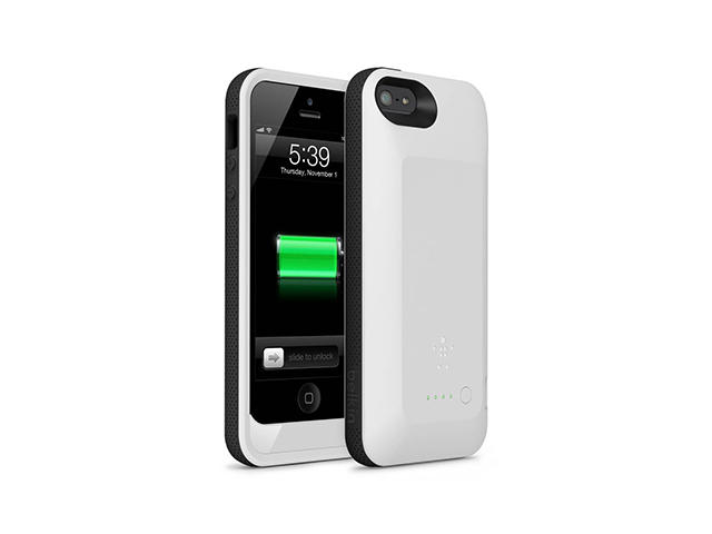 Калъфи Belkin Grip Power калъф с 2000 mAh батерия за iPhone 5/5S