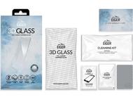 Защитно фолио Eiger 3D Glass Case Friendly Tempered Glass - калено стъклено защитно покритие с извити ръбове за дисплея на Samsung Galaxy S20 Plus (черен-прозрачен) 