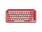Клавиатури Logitech POP Keys Wireless Mechanical Keyboard With Emoji Keys, US, HEARTBREAKER ROSE
