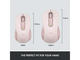 Мишки Logitech Signature M650 L Wireless Mouse - ROSE