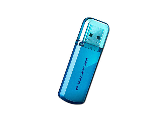USB памети Преносима памет Silicon Power Helios Blue 4GB USB 2.0