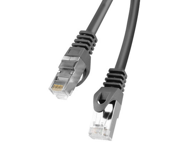 Кабели и Адаптери Lanberg пач кабел CAT.5E FTP 20 метра Fluke Passed, Black