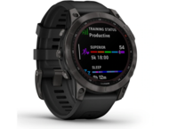 Смарт часовници Garmin Fenix 7 Sapphire Solar Carbon Gray DLC Titanium/Black