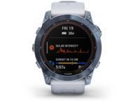 Смарт часовници Garmin Fenix 7X Sapphire Solar Mineral Blue DLC Titanium/Whitestone