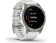 Смарт часовници Garmin Epix Gen 2 Sapphire White Titanium със силиконова каишка