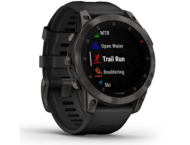 Смарт часовници Garmin Epix Gen 2 Sapphire Black Titanium със силиконова каишка