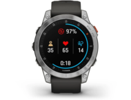 Смарт часовници Garmin Epix Gen 2 Slate Steel със силиконова каишка