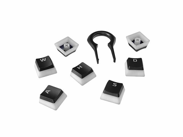 Джаджи HyperX Pudding Double Shot PBT Keycap Set upgrade kit, черни