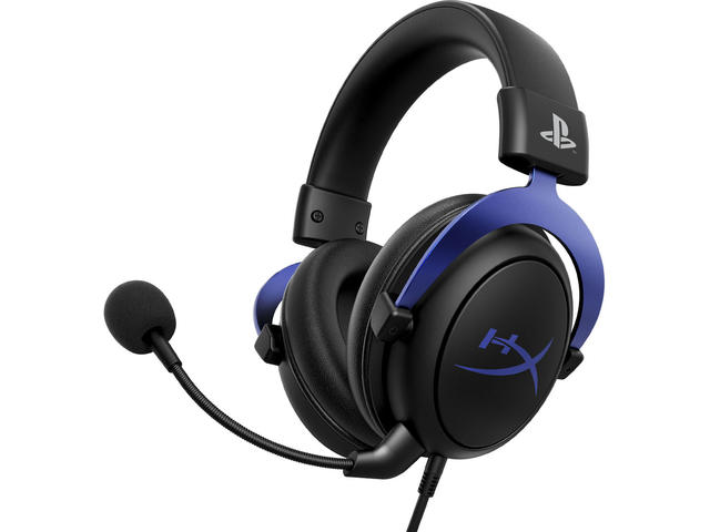 Слушалки HyperX Cloud за PS5™ и PS4™, черно-сини