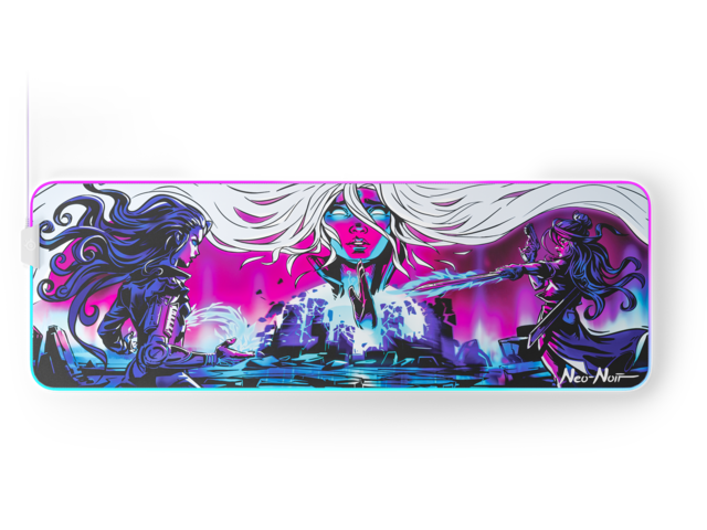 Падове SteelSeries QcK Prism XL Neo Noir Edition