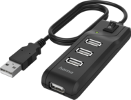 USB Хъб Hama USB хъб с On/Off