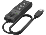 USB Хъб Hama USB хъб с On/Off
