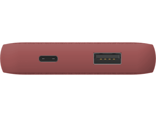 Външни батерии Hama "Fabric 10" Power Pack, 10000 mAh, Chili Red