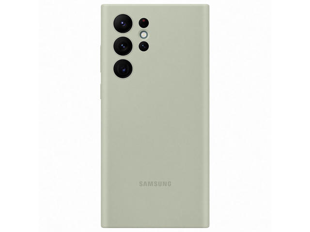 Калъфи Samsung Galaxy S22 Ultra Silicone Cover, Olive Green