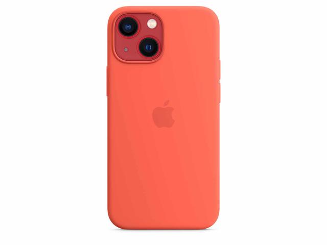 Калъфи Apple iPhone 13 mini Silicone Case with MagSafe - Nectarine (Seasonal Spring 2022)
