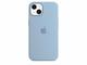 Калъфи Apple iPhone 13 Silicone Case with MagSafe - Blue Fog (Seasonal Spring 2022)