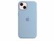 Калъфи Apple iPhone 13 Silicone Case with MagSafe - Blue Fog (Seasonal Spring 2022)