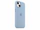 Калъфи Apple iPhone 13 Silicone Case with MagSafe - Blue Fog (Seasonal Spring 2022)