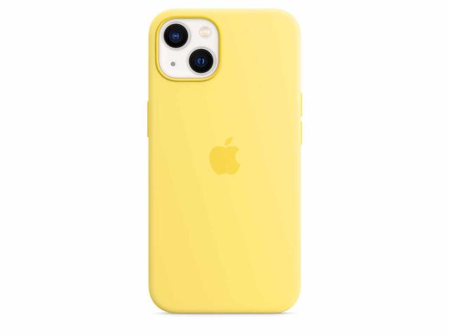 Калъфи Apple iPhone 13 Silicone Case with MagSafe - Lemon Zest (Seasonal Spring 2022)