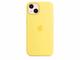 Калъфи Apple iPhone 13 Silicone Case with MagSafe - Lemon Zest (Seasonal Spring 2022)