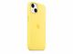 Калъфи Apple iPhone 13 Silicone Case with MagSafe - Lemon Zest (Seasonal Spring 2022)